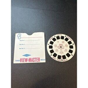 Vintage View-Master DR-49 Scenic Wonders USA Free Promo Reel w/ Sleeve